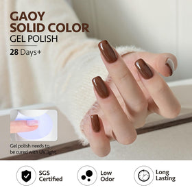 Lifestyle image of nail art using GAOY gel polish