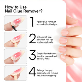 Lifestyle image of nails applied using Makartt nail glue