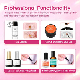Lifestyle image of nails done with modelones kit