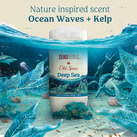 Lifestyle image of Old Spice Deep Sea Deodorant in bathroom