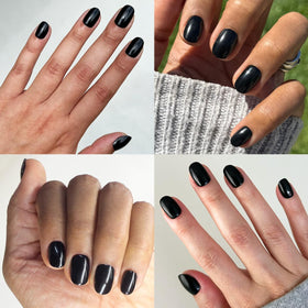 Lifestyle image of Olive & June Instant Mani Press-On Nails on hands