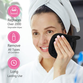 Lifestyle image of Orighty Makeup Remover Cloths on bathroom counter