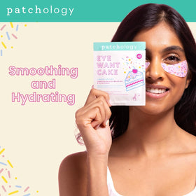 Lifestyle image of Patchology Eye Want Cake Under Eye Patches in use