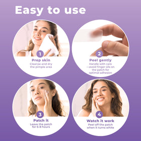 Lifestyle image of PatchRx patches on skin