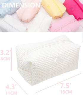 Lifestyle image of PAZIMIIK Cozy Makeup Bag in a tote