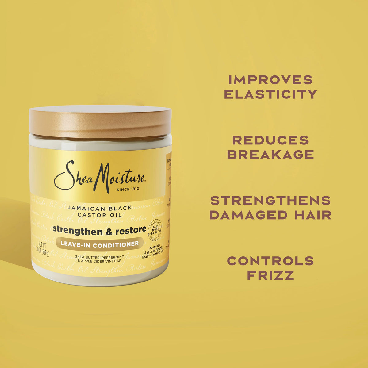 Lifestyle image of SheaMoisture Leave In Conditioner in a bathroom setting