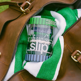 Lifestyle image of SLIP Silk Hair Ties in use