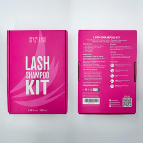 Lifestyle image of STACY LASH Lash Shampoo being used