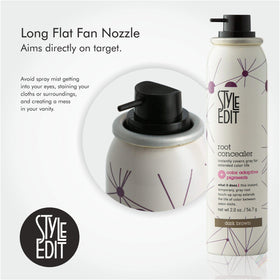 Lifestyle image of STYLE EDIT Root Touch Up Spray in use