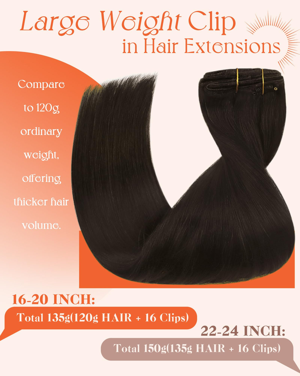 Lifestyle image of Sunny Hair Clip in Extensions styled