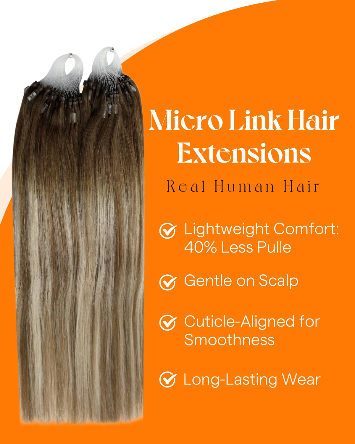 Lifestyle image of Sunny Hair extensions styled in a ponytail
