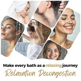 Lifestyle image of SWCANDY shower steamer in a bathroom setting