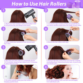 Lifestyle image of using Acejoz hair curlers at home