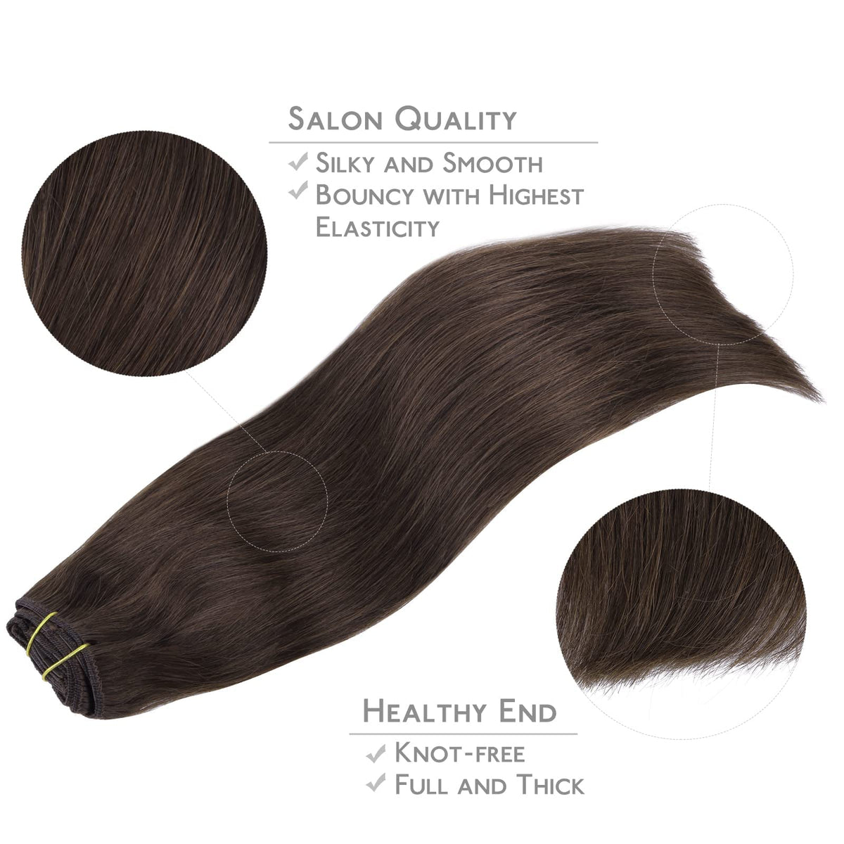 Lifestyle image of Wennalife Clip In Hair Extensions styled