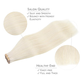 Lifestyle image of Wennalife Tape in Hair Extensions in use