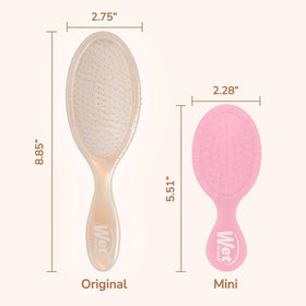 Lifestyle image of Wet Brush Original Detangler in use on wet hair