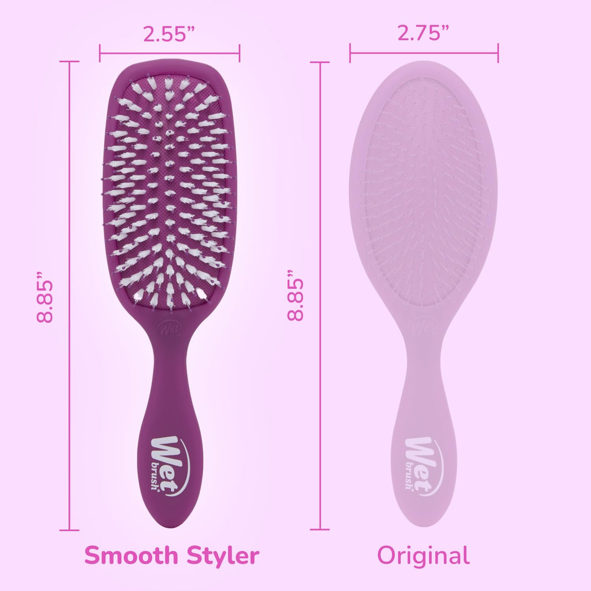 Lifestyle image of Wet Brush Smooth Styler in use