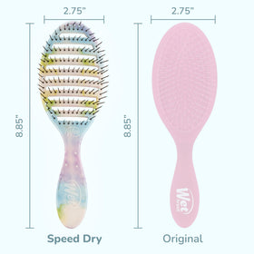 Lifestyle image of Wet Brush Speed Dry in use while blow drying