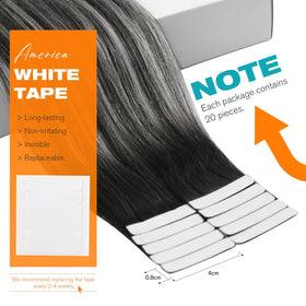 Lifestyle image of woman wearing Sunny Hair Tape in Extensions