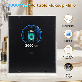 Lifestyle scene of Bearolve Vanity Mirror in a bedroom