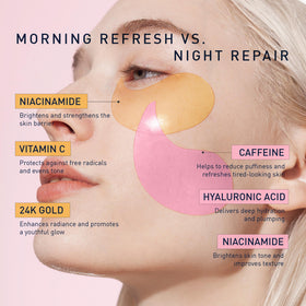 Lifestyle scene of Enaskin Naturals patches being applied