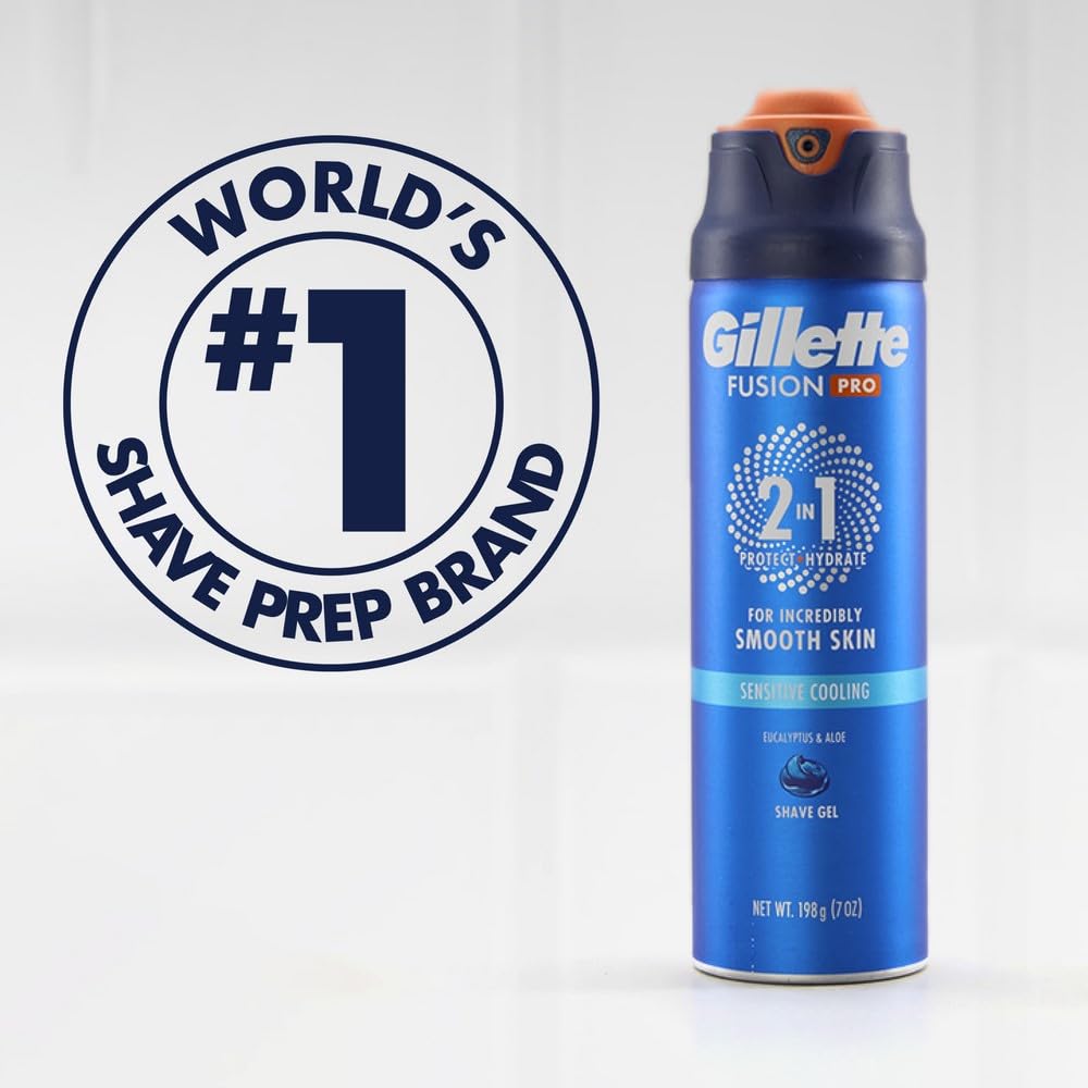 Lifestyle scene of man using Gillette PRO Shaving Gel