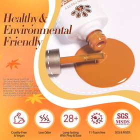 Lifestyle scene of nails painted with Born Pretty Gel Nail Polish