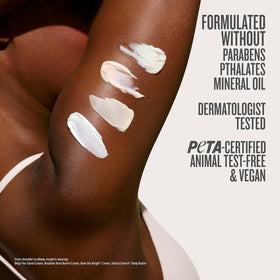 Lifestyle scene of Sol de Janeiro Body Creams on a bathroom counter