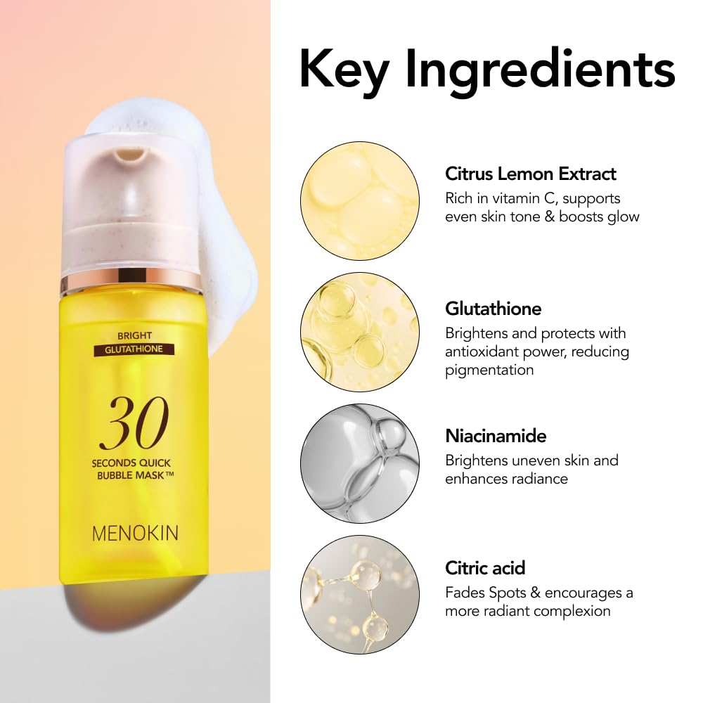 Lifestyle scene using MENOKIN 30 Seconds Bubble Mask