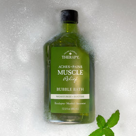 Lifestyle scene using Village Naturals Therapy Relaxing Muscle Wellness Spa Gift Set