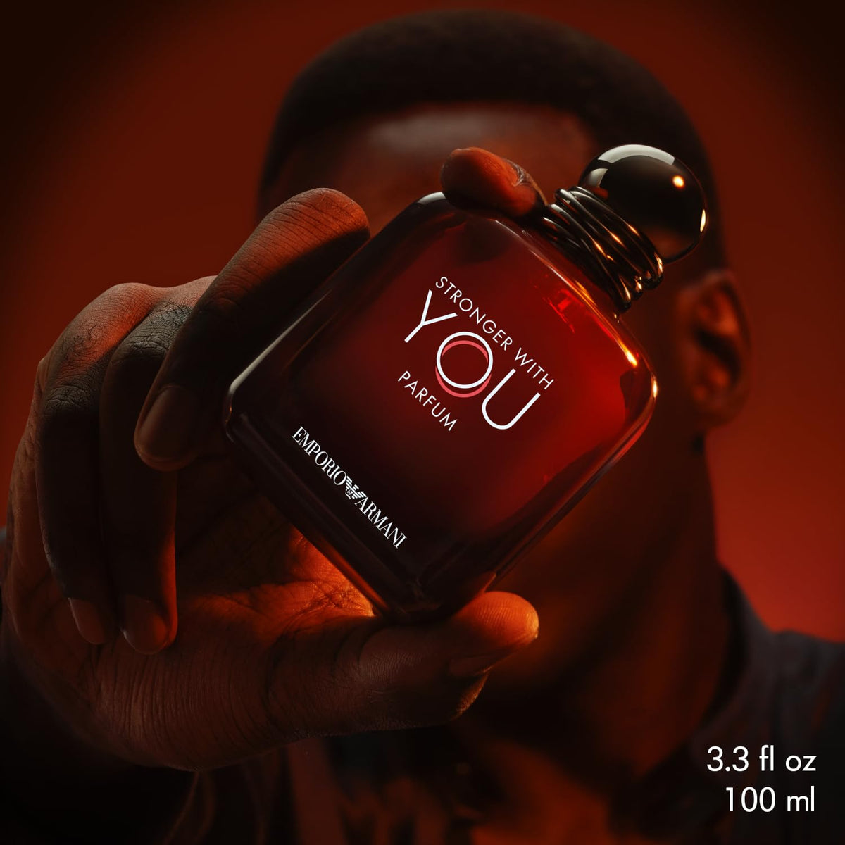 Lifestyle scene with Armani Beauty Stronger With You Parfum