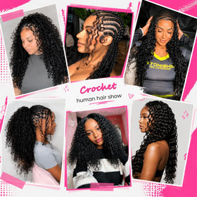 Lifestyle scene with Dowstalgirl crochet hair at a party