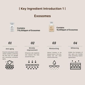 Lifestyle scene with ki cosmetics Stem-Cell Exosome Skin support Kit