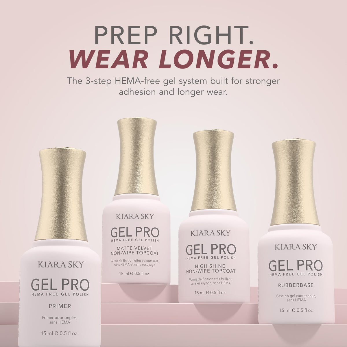 Lifestyle scene with KIARA SKY Rubber Base Gel