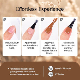 Lifestyle scene with nails painted using Beetles gel polish
