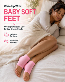 Lifestyle scene with Originbuty Moisturizing Socks in use