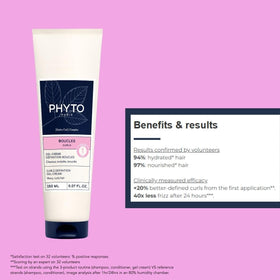 Lifestyle scene with PHYTO Curls Definition Gel-Cream in use
