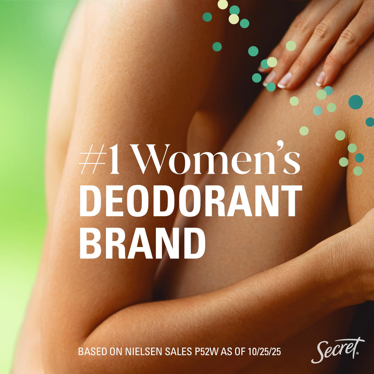Lifestyle scene with Secret Antiperspirant Deodorant Lime It Up