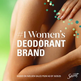 Lifestyle scene with Secret Antiperspirant Deodorant Lime It Up