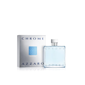 Lifestyle shot of Azzaro Chrome Eau de Toilette in use