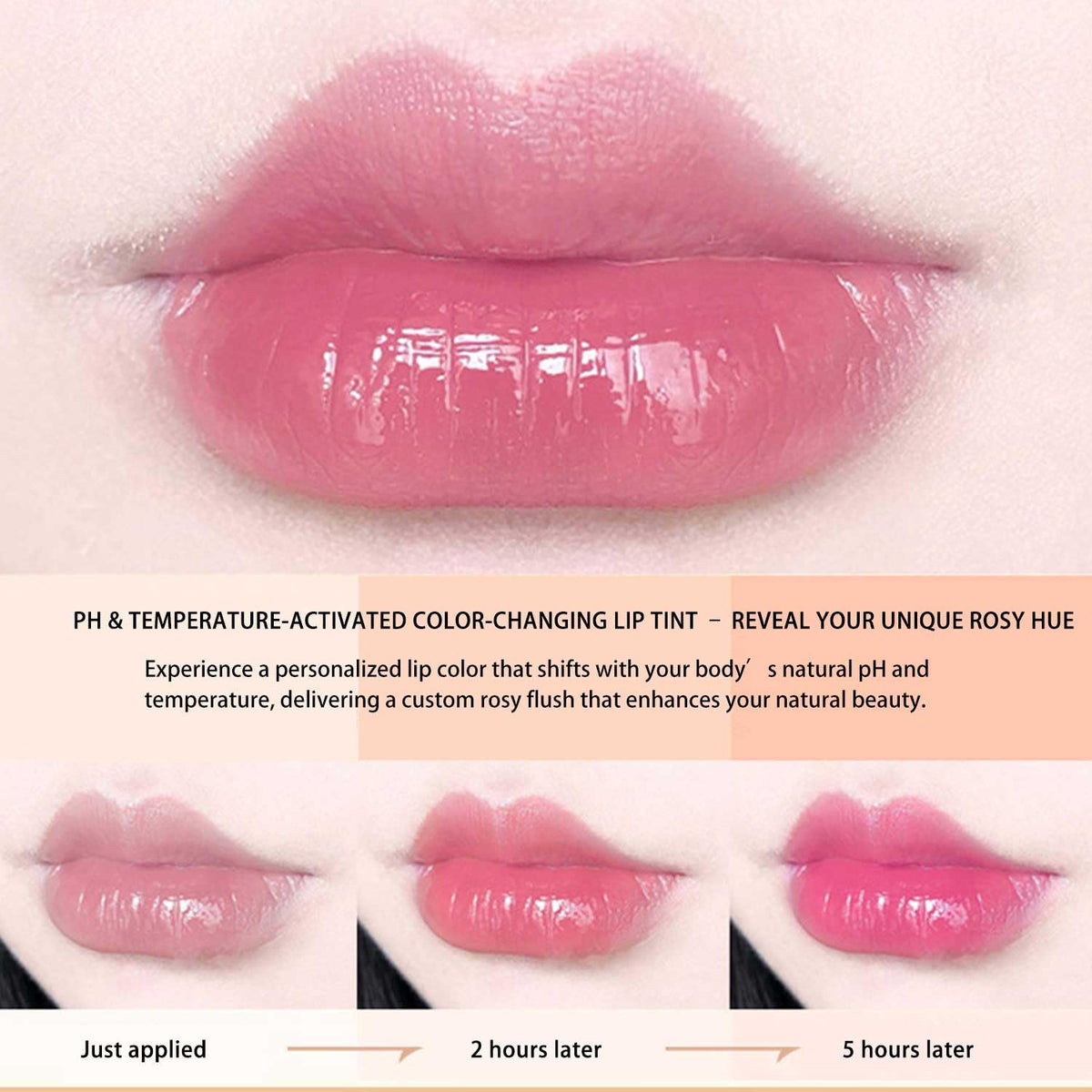 Lifestyle shot of BestLand Jelly Lipstick in a makeup bag