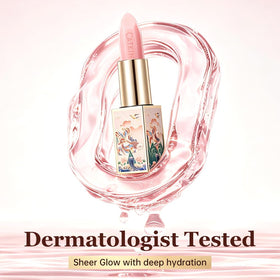 Lifestyle shot of Catkin Lip Balm in use