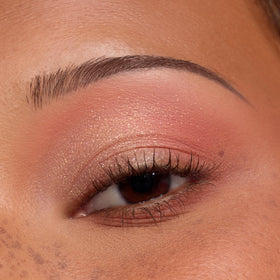 Lifestyle shot of ColourPop Peach Jelly Palette on a makeup table