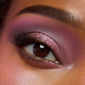 Lifestyle shot of ColourPop Pink Dreams Eyeshadow Palette in use