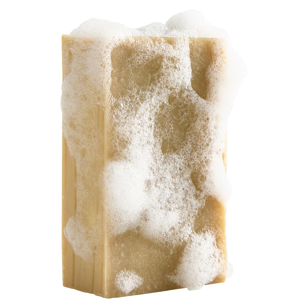 Lifestyle shot of Crate 61 Organics soap in a bathroom setting