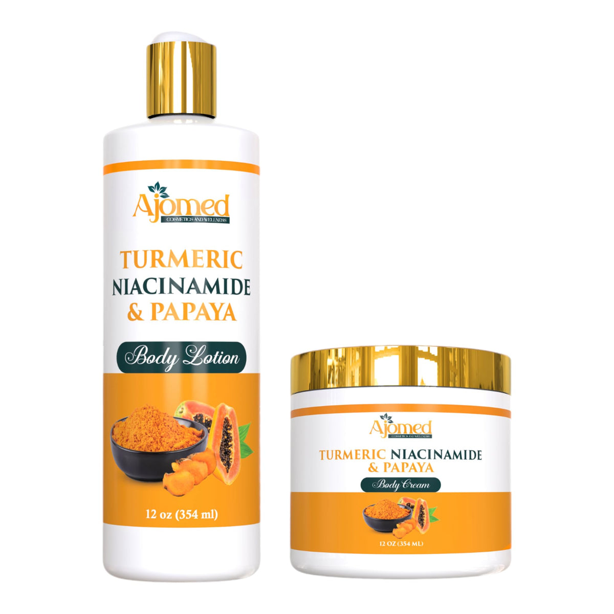 Lifestyle shot of Generic Turmeric Body Cream in bathroom