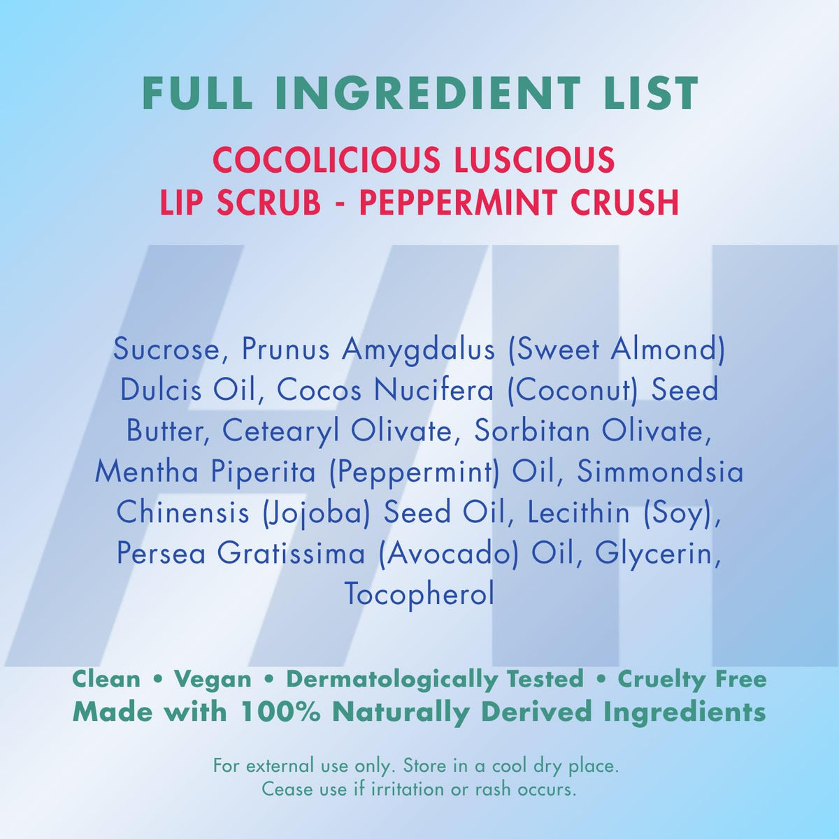 Lifestyle shot of Handmade Heroes Peppermint Lip Scrub in a beauty routine