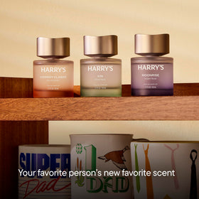 Lifestyle shot of Harry's Cowboy Classic Men's Cologne outdoors