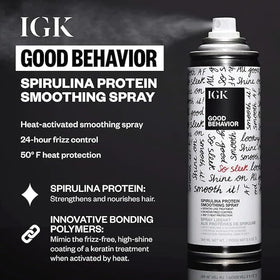 Lifestyle shot of IGK Hair Set in use