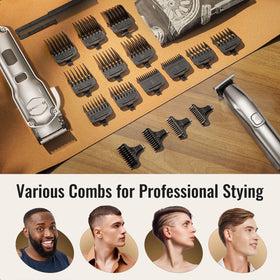 Lifestyle shot of Jack & Rose hair clipper being used for a haircut